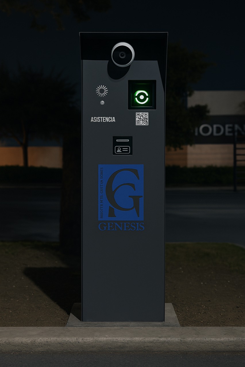 Kiosco Genesis instalado en campo